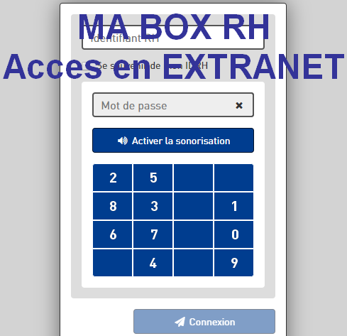 Ma Box RH Extranet - JPW096 7546100